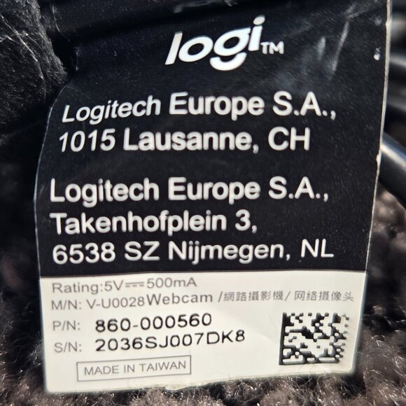 Logitech C920 1080p USB HD Pro Webcam Model V-U0028 - Picture 4 of 6